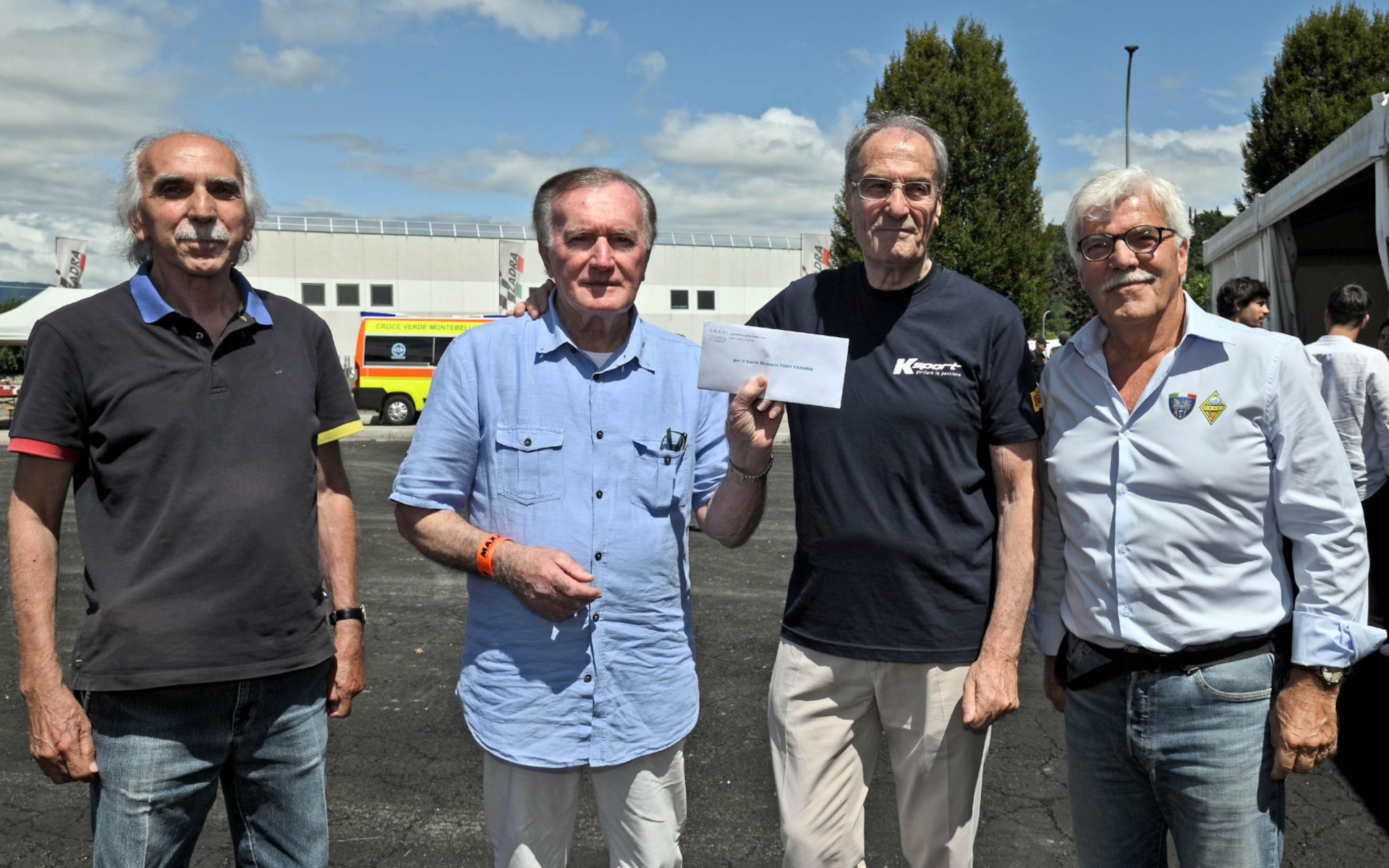 La leggenda dei Rally Tony Fassina ha festeggiato 80 anni